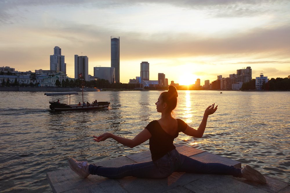 Эффектная растяжка…