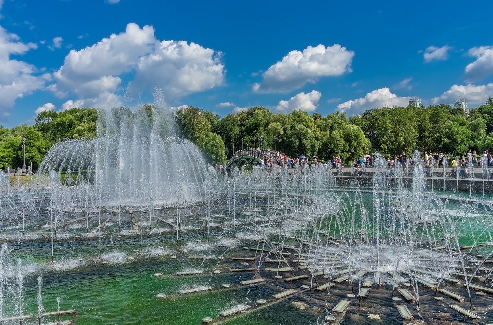 Царицыно. Большой фонтан     Tsaritsyno. Big fountain