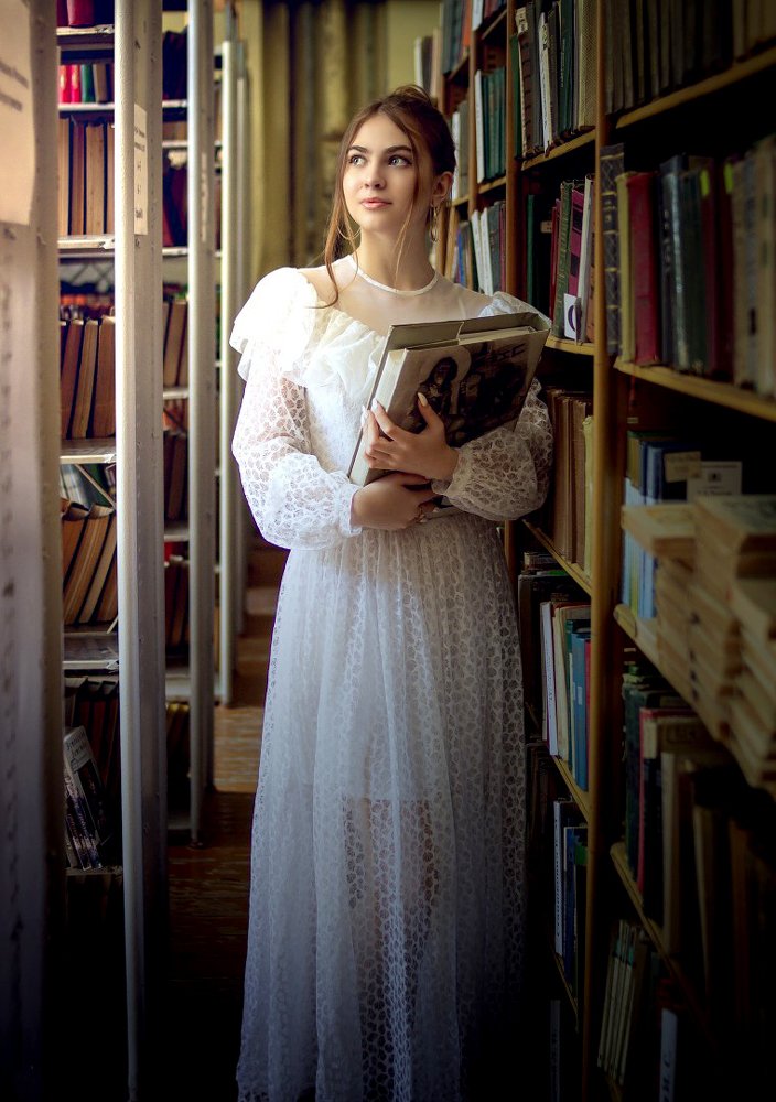 В библиотеке