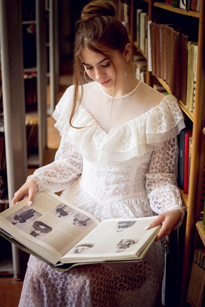 В библиотеке