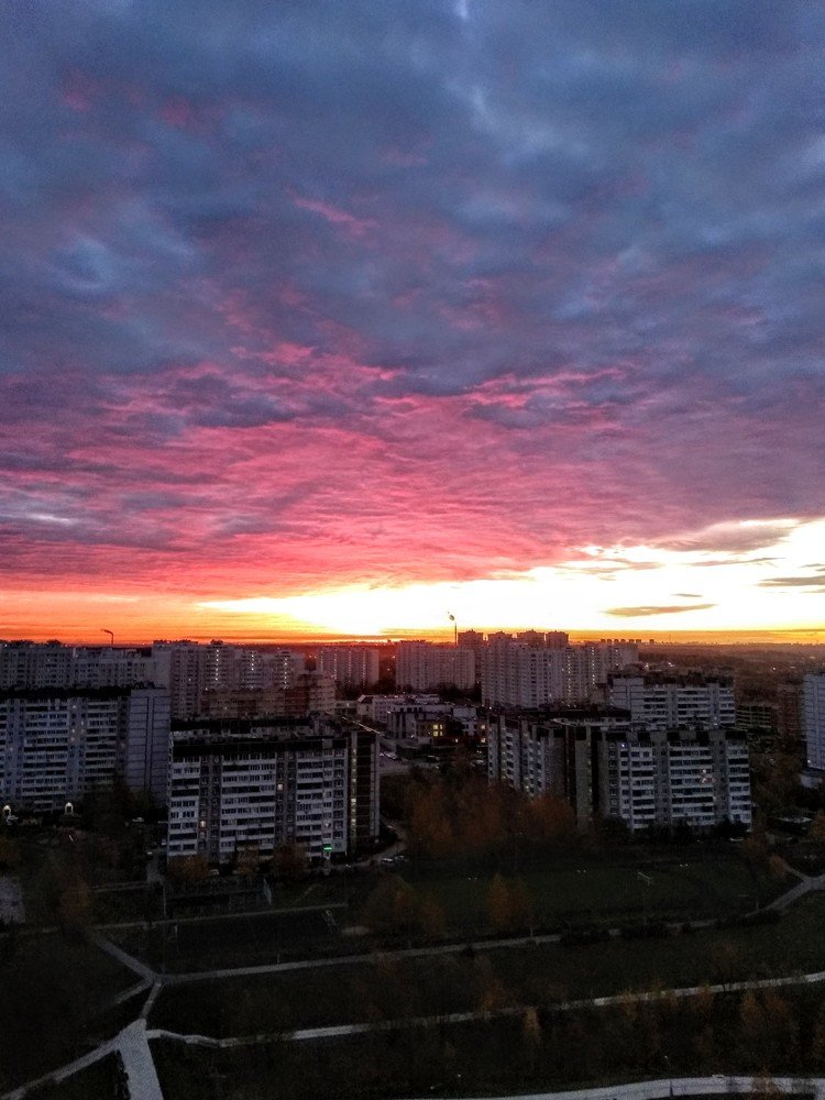 "Зефирный" рассвет.