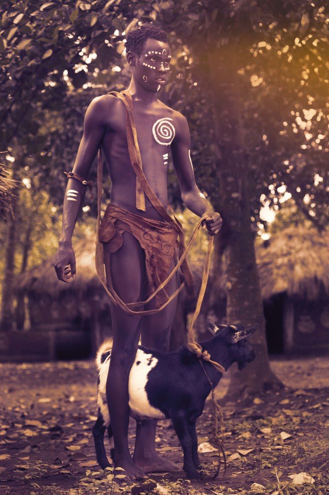 The true African gods and the blood sacrifices conceptual shoots