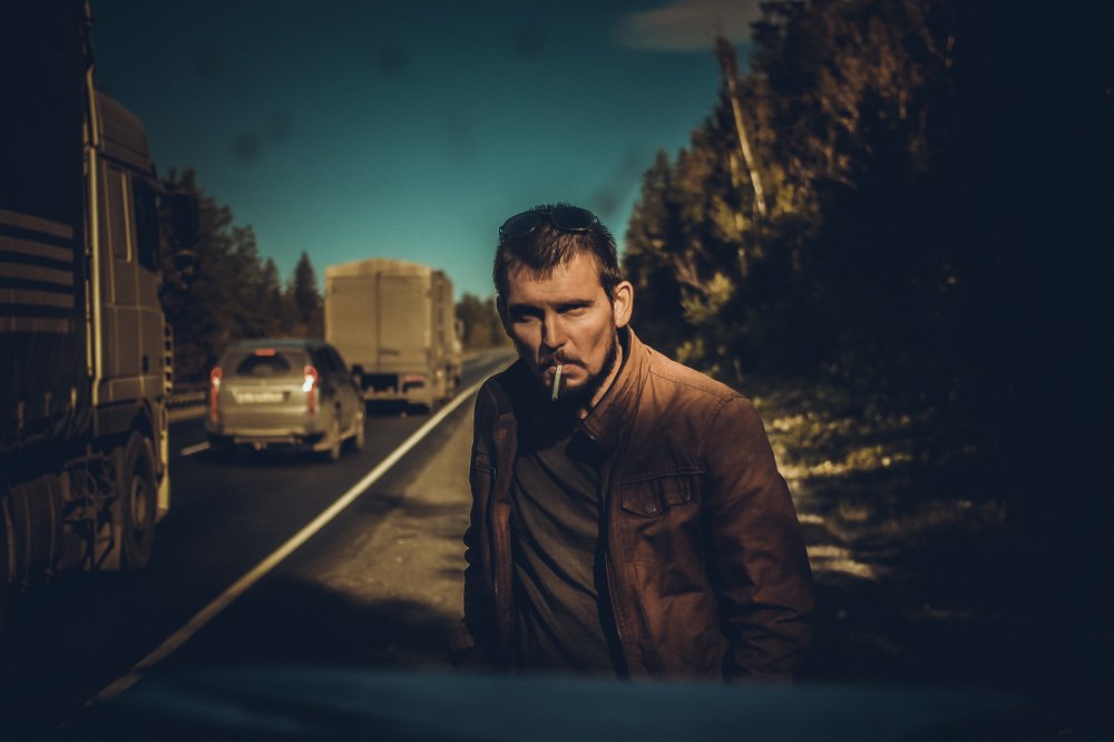 Портрет дальнобойщика.