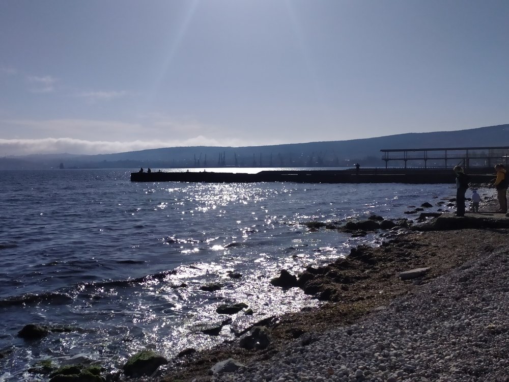 Осеннее море.