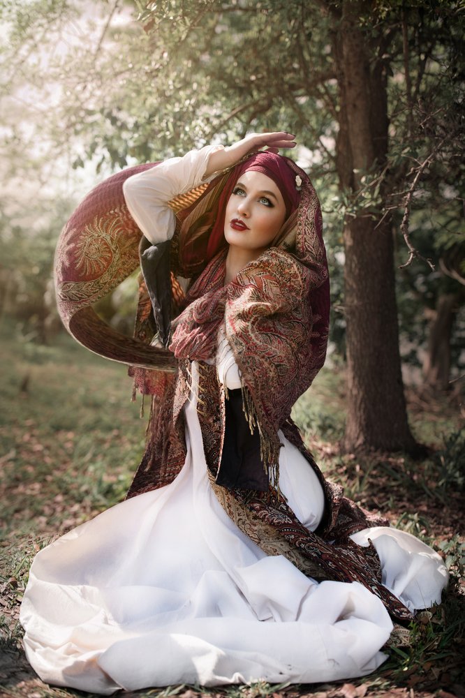 John William Waterhouse painting remake.