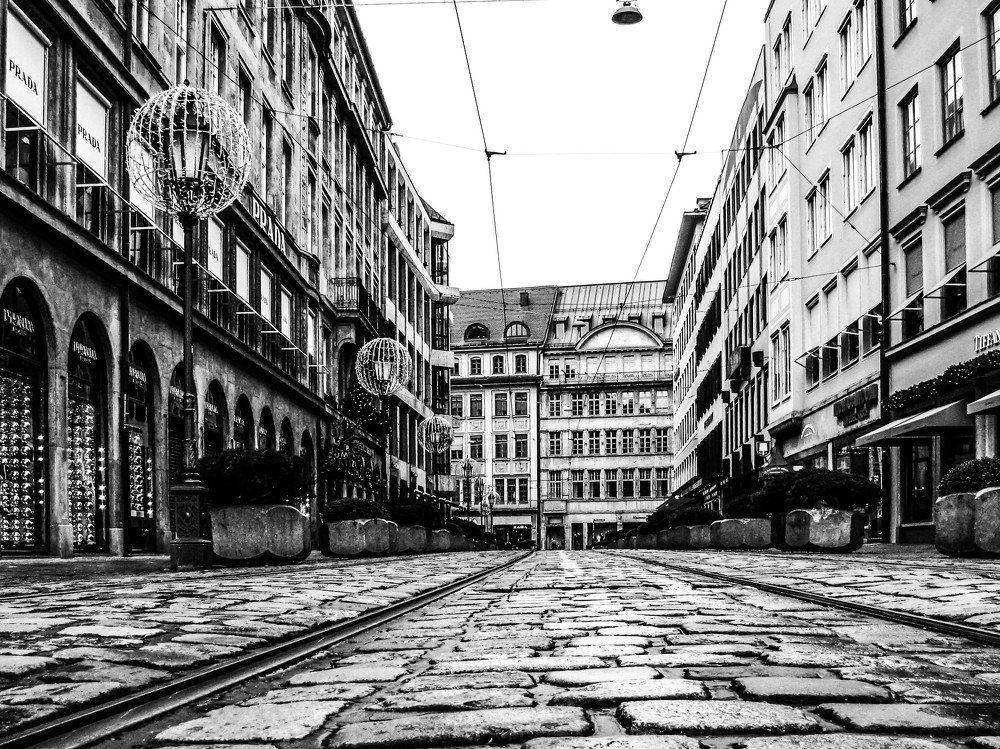 Munich: Early in a winter morning