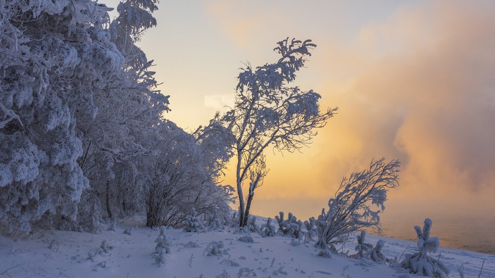 Зимний Енисей