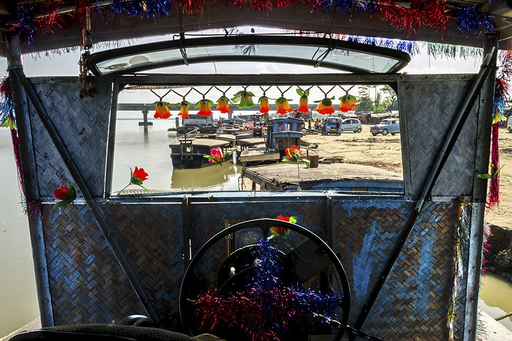 Looking from the cockpit