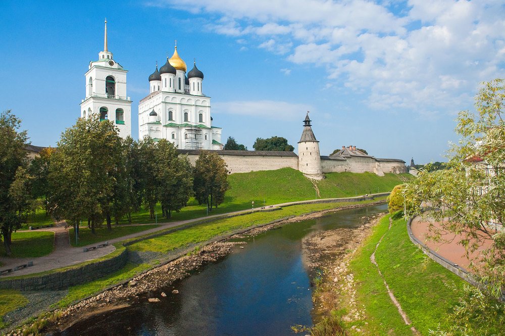 Река Псква и ПСковский Кром