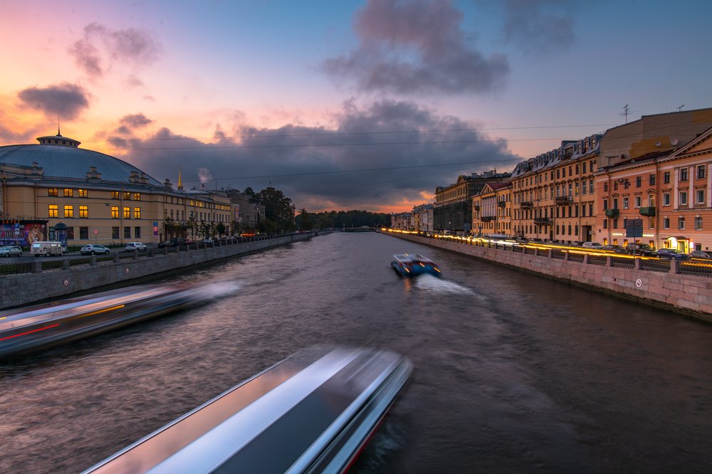 Вечером на Фонтанке.