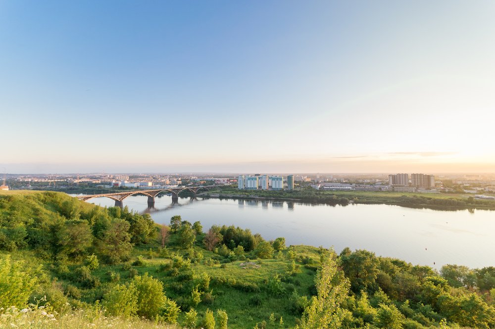 Two sides of the river