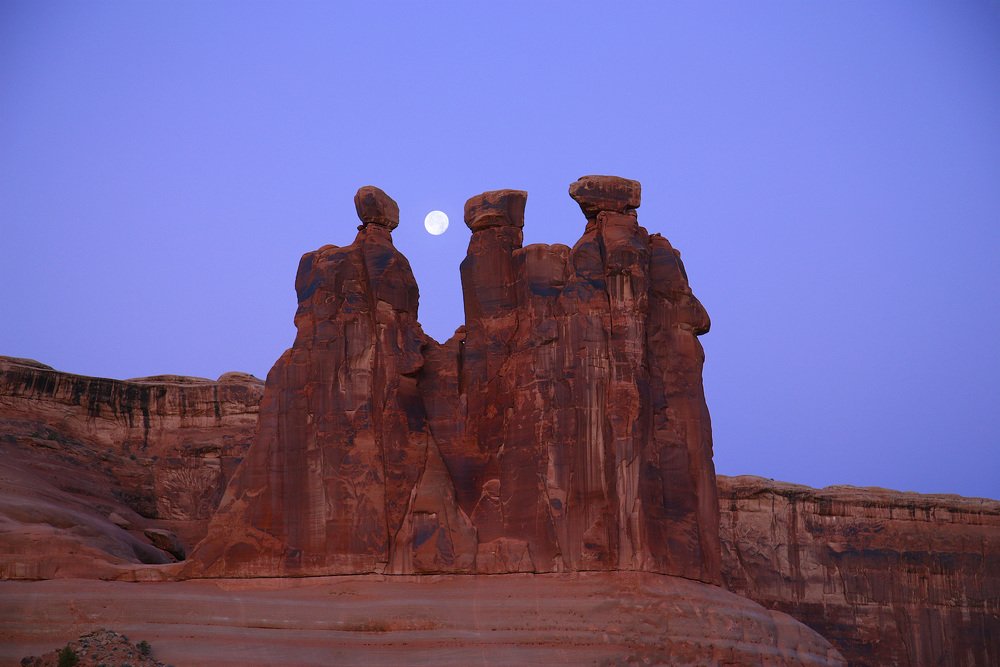 Early morning in Arches National Park