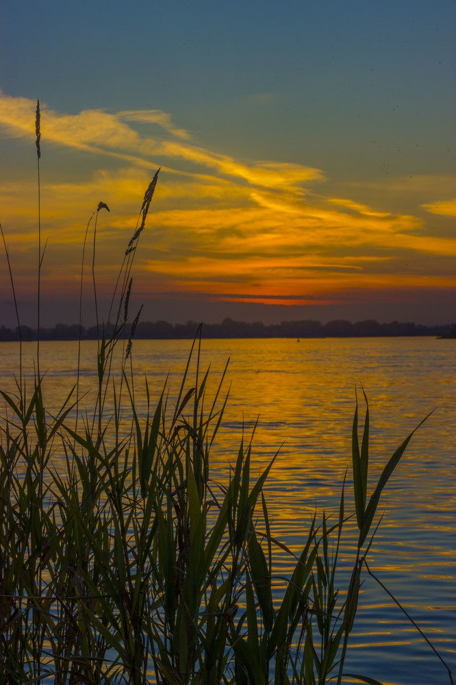 Енисей на закате ....