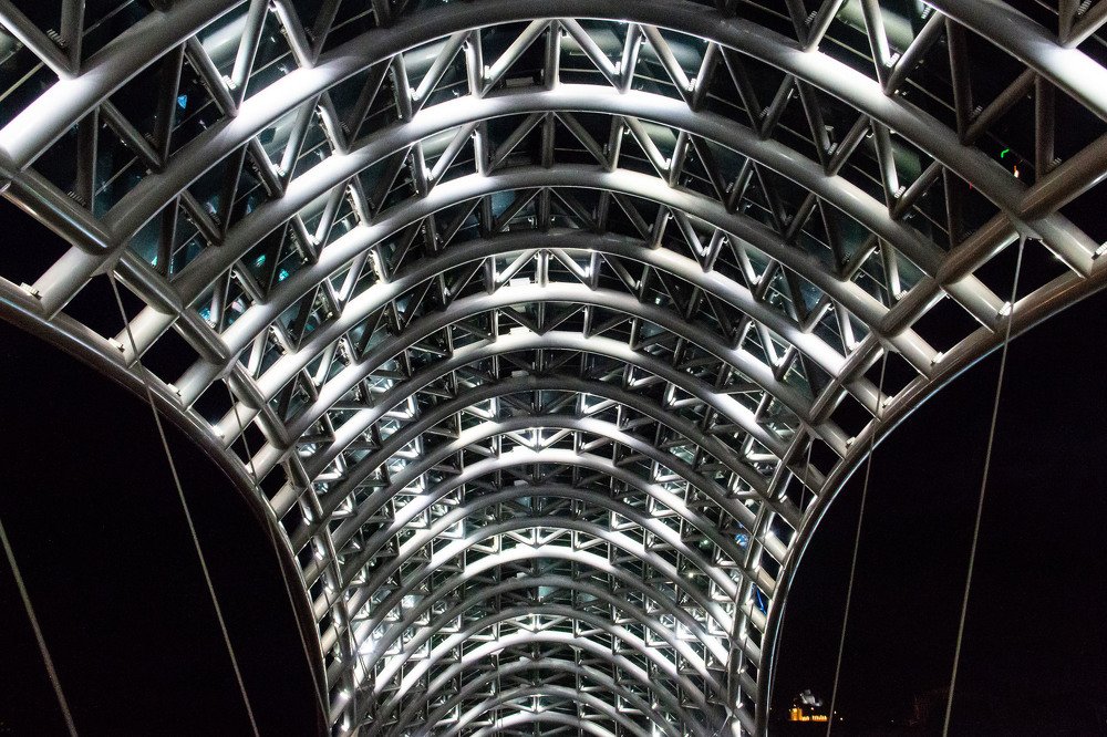 Glass bridge, Tbilisi, Georgia
