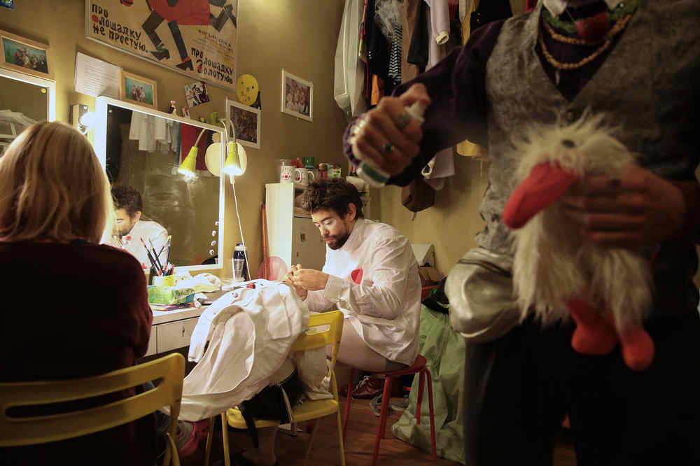 Гримерка больничных клоунов