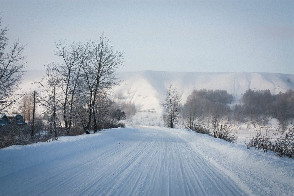 Зимняя улица.