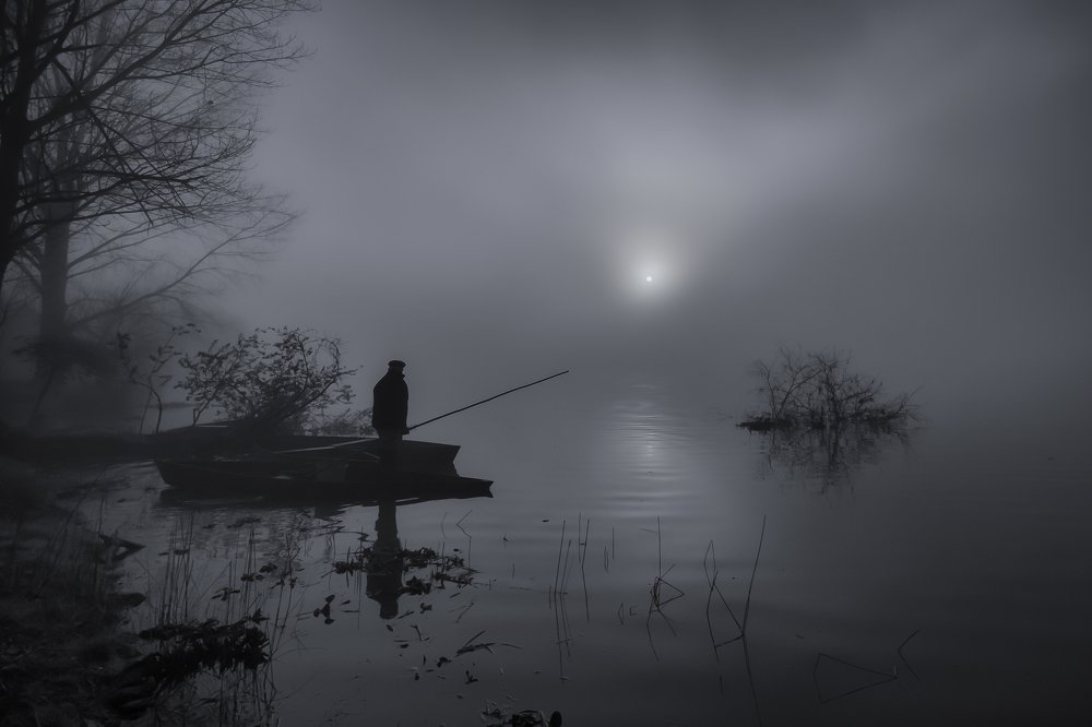 The fisherman at dawn