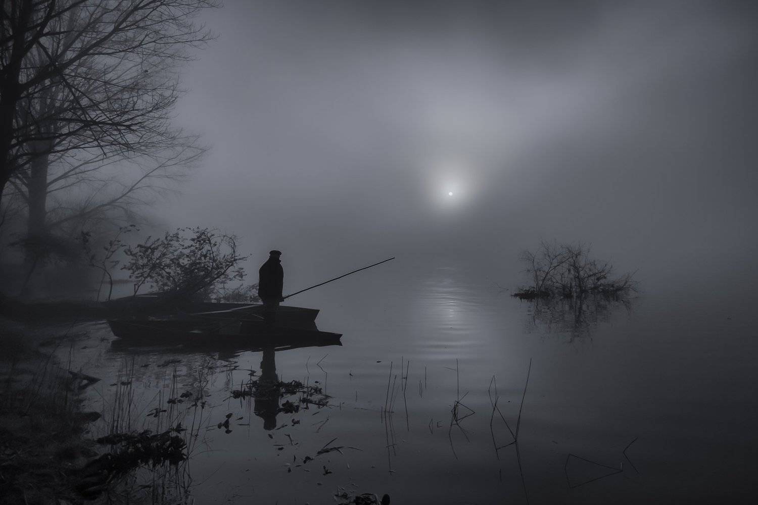 The fisherman at dawn