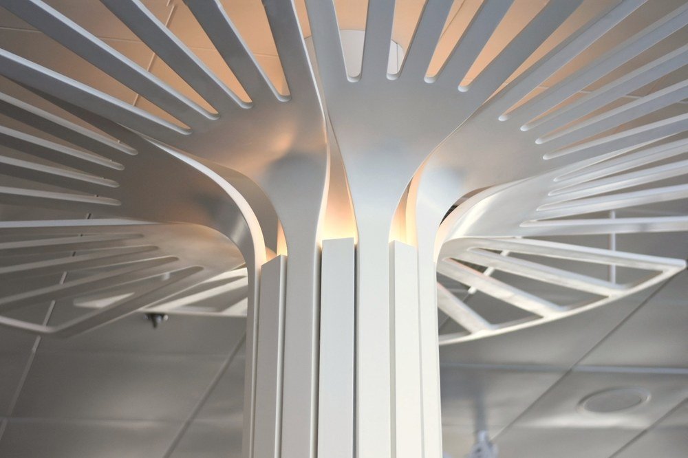 Patterns as white glitters