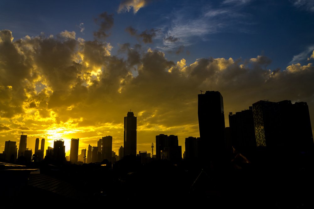 Sunset Moment in Jakarta at 2018