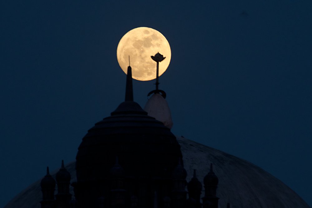 Moon and the Minaret