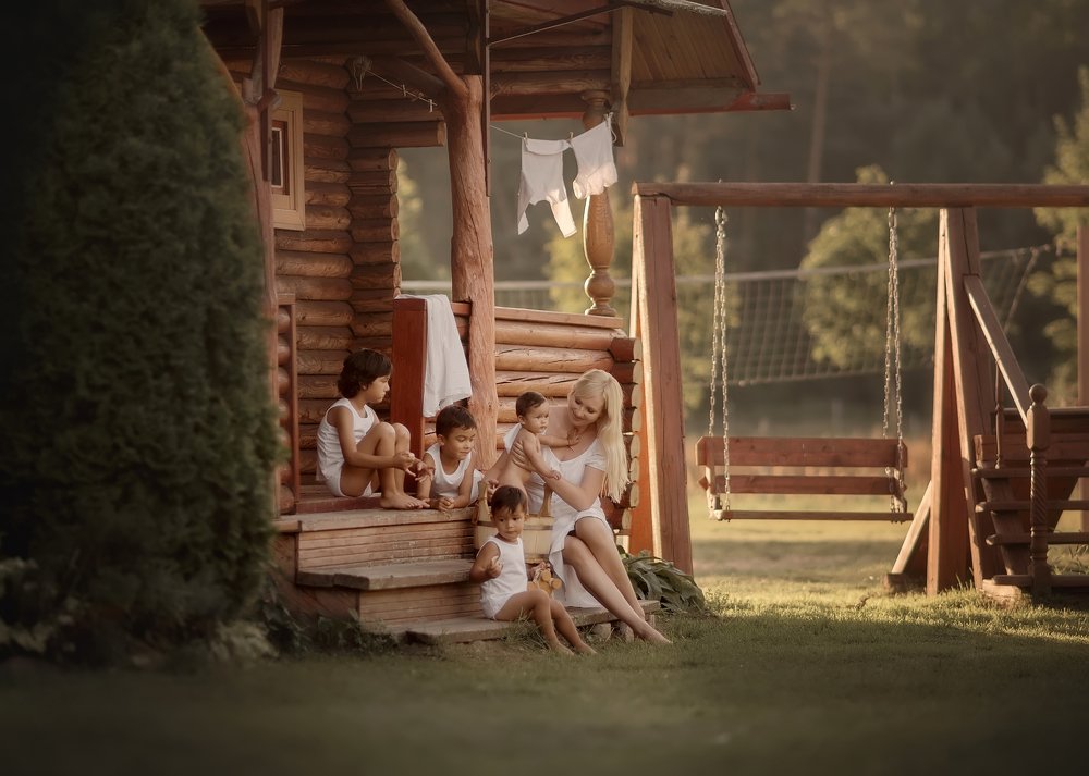 Детство в деревне