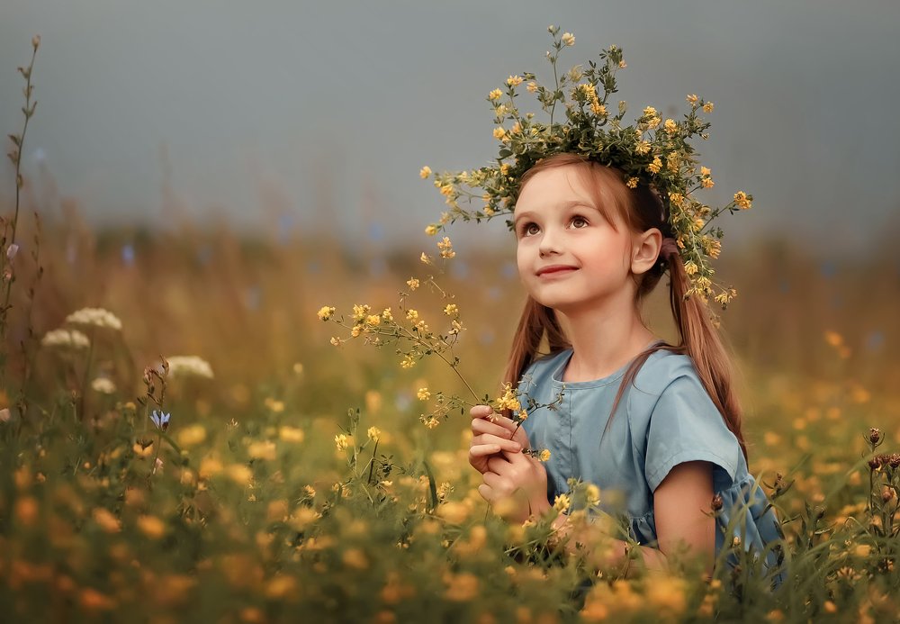 В жёлтых цветах