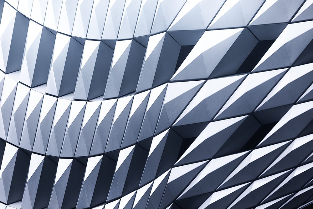 Facade of modern building