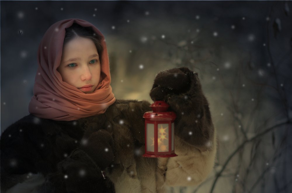 Девочка с фонарем