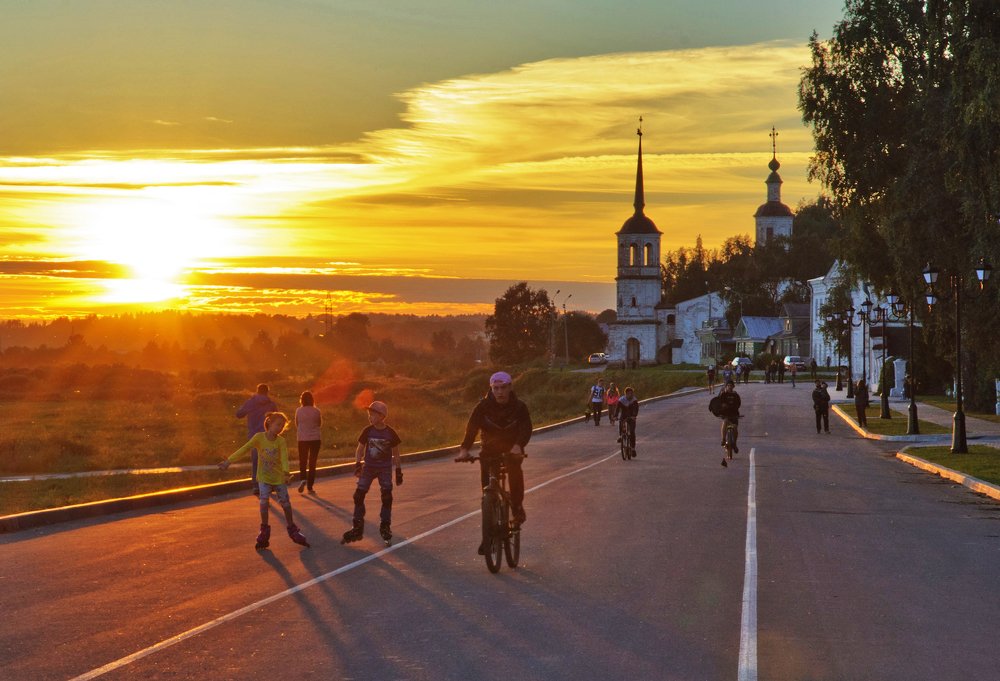 Evening in Veliky Ustyug