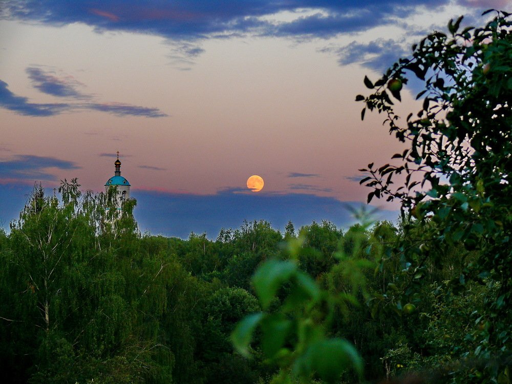 Лунный вечер.