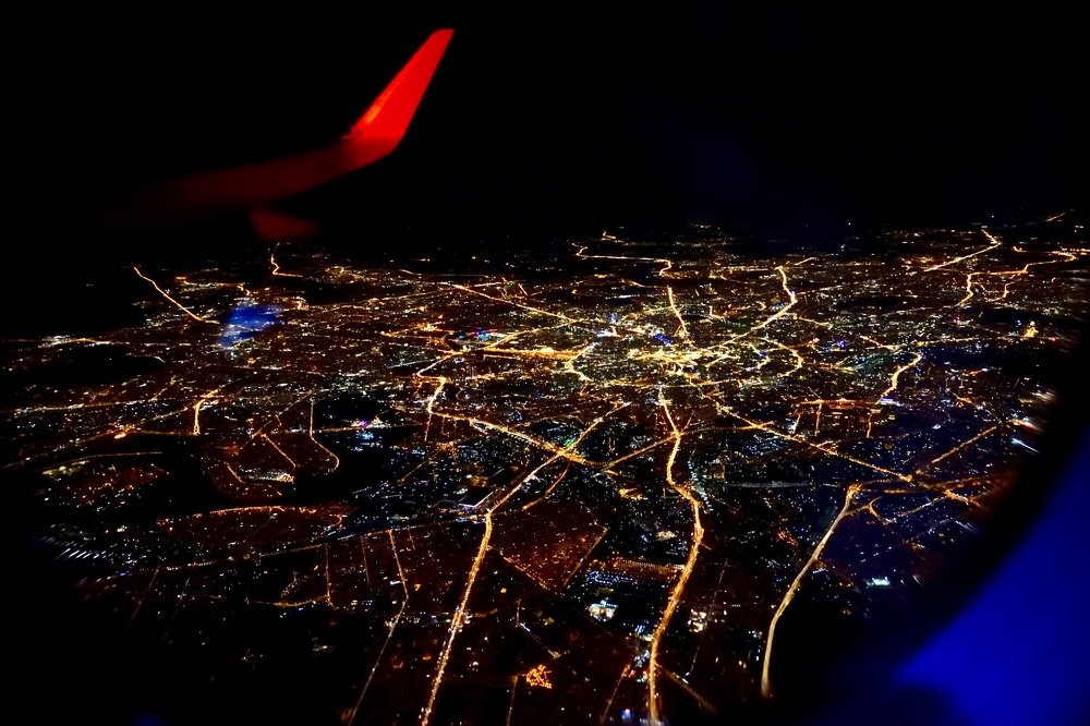 Ночью над Москвой