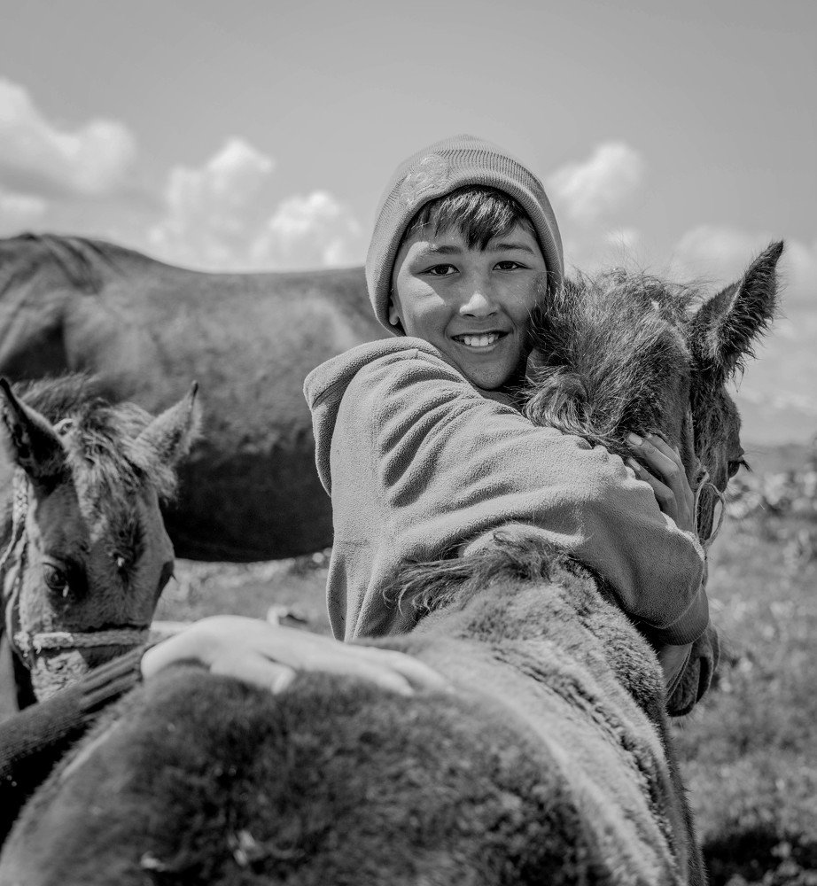 Boy with horse, Kyrgyzstan 2019
