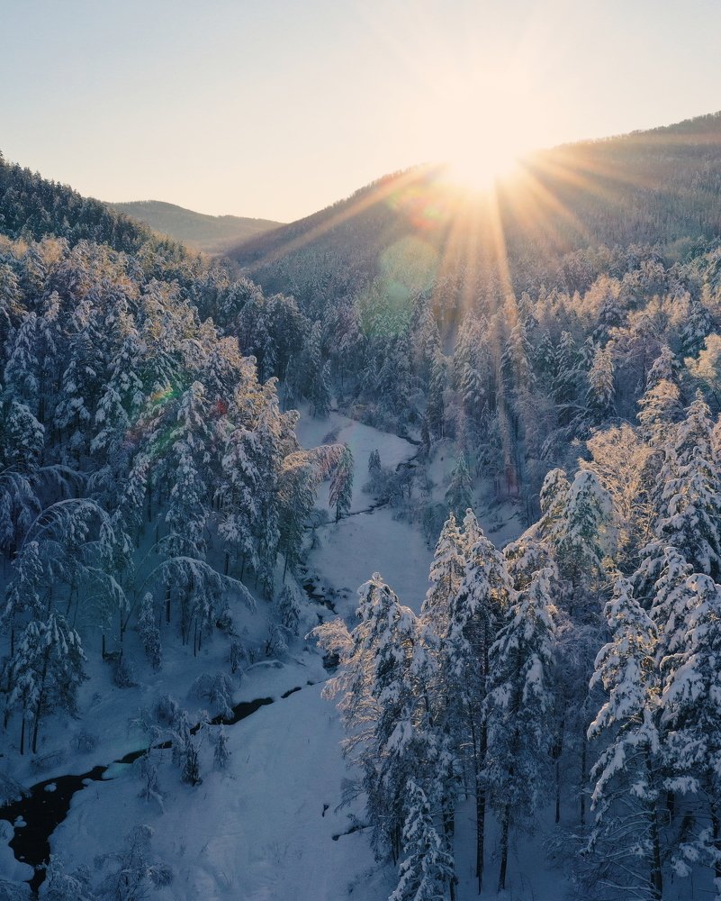 Первые лучи солнца