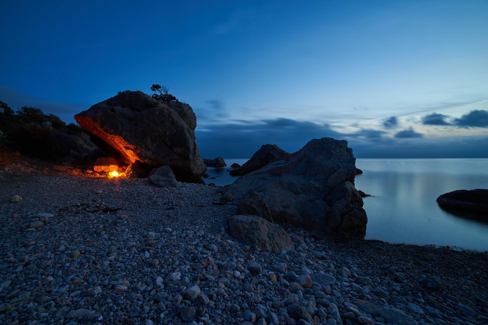 Одинокий костер