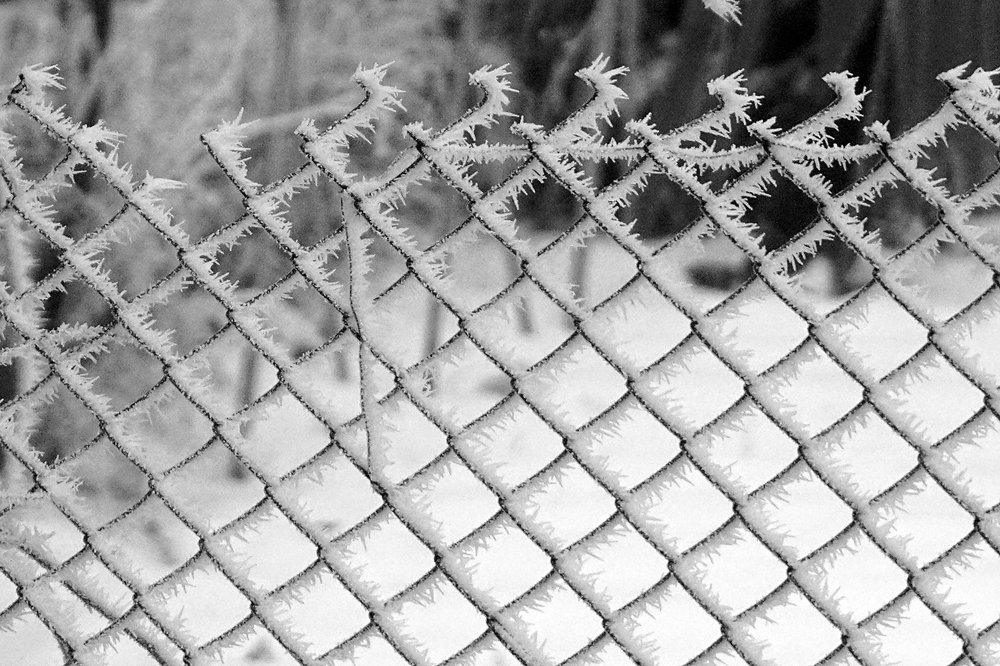 Зимний заборчик.