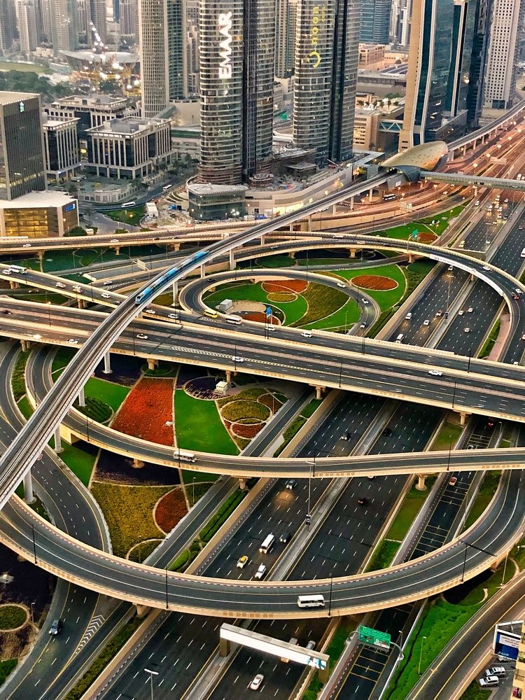 Sheikh Zayed Road of Dubai!!!
