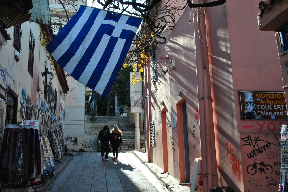 Plaka alley Athens