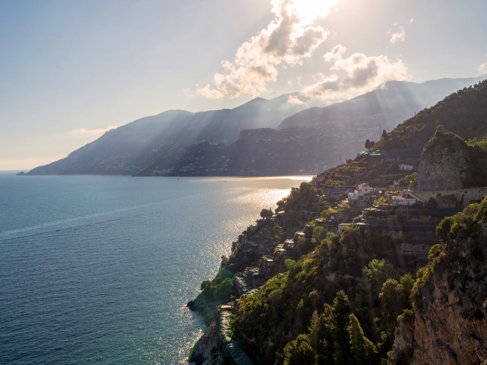 Beautiful coastal towns of Italy - scenic Positano in Amalfi coast