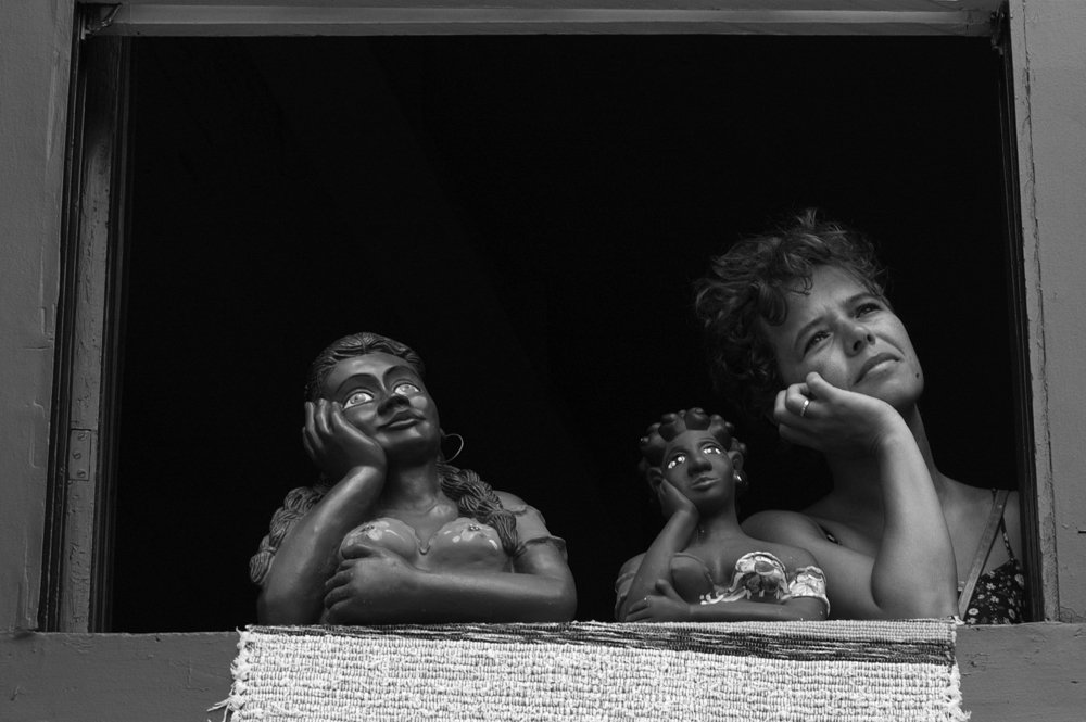 Una rubia y dos morenas