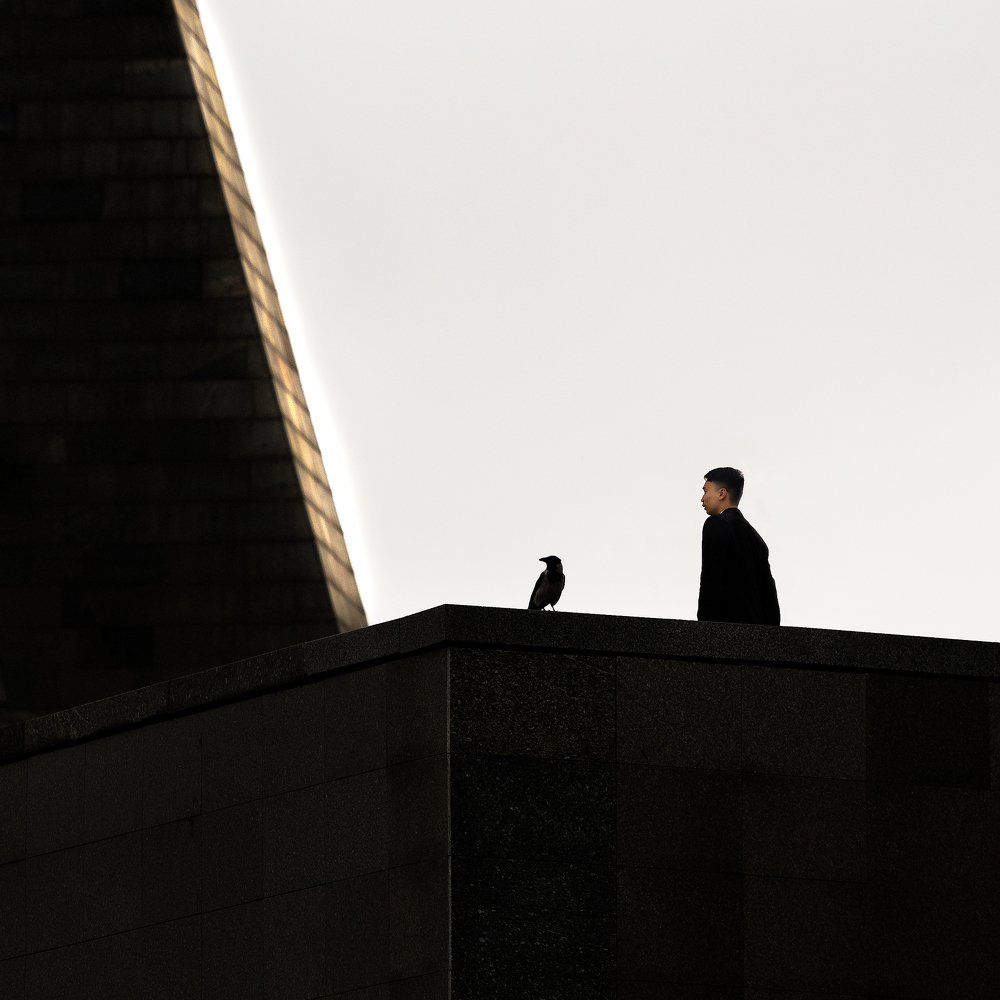 ...he and the crow...