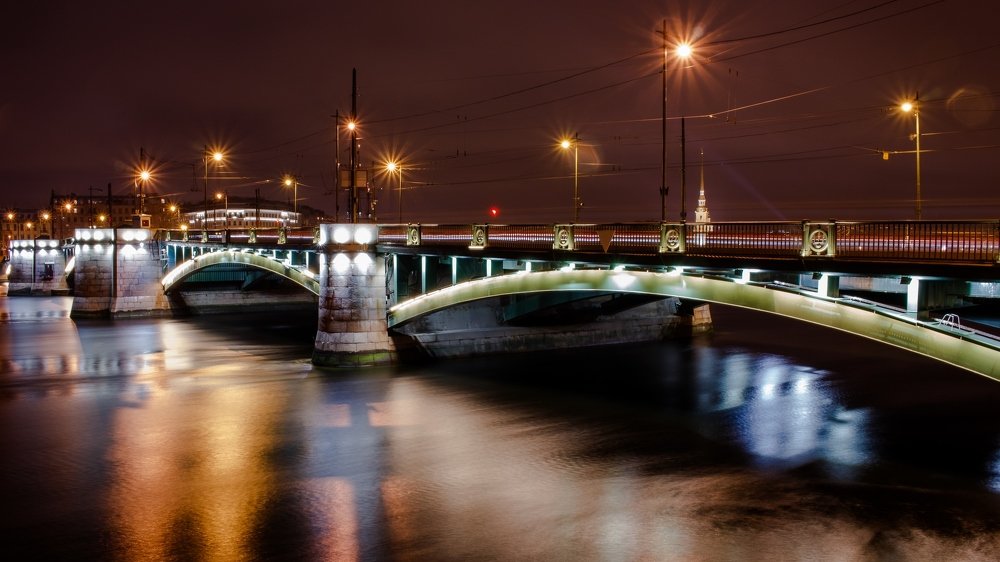 Биржевой мост, СПб.
