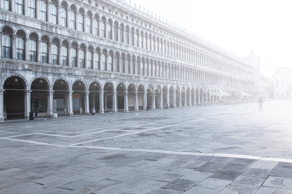 Venice in fog