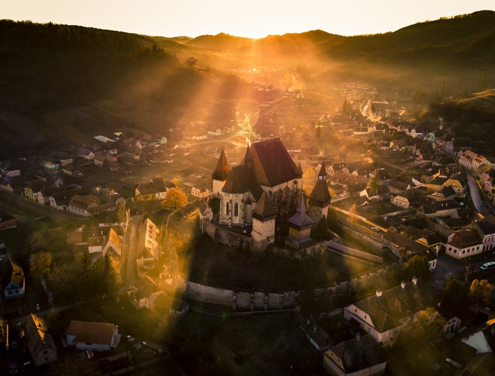 Sunset over the citadel