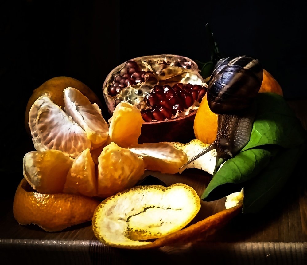 Натюрморт с гранатом.