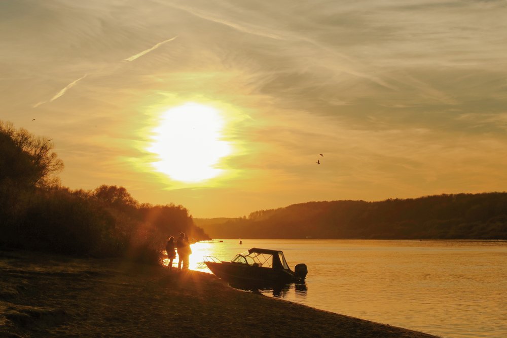 Закат в Поленово.