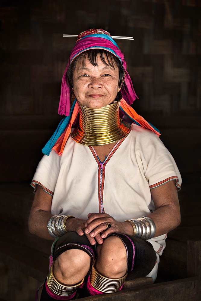 Long-necked Karen tribe.