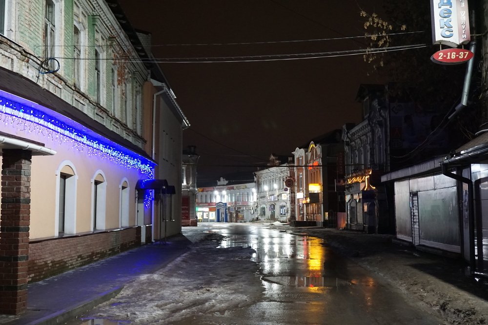 Ночные улицы.