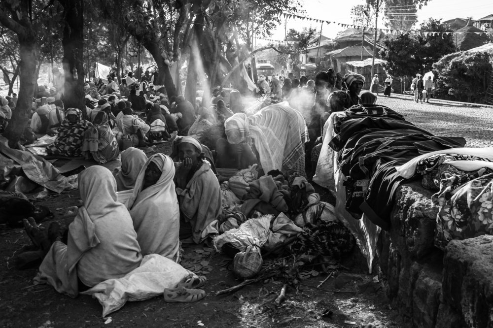 Pilgrims in Lalibela