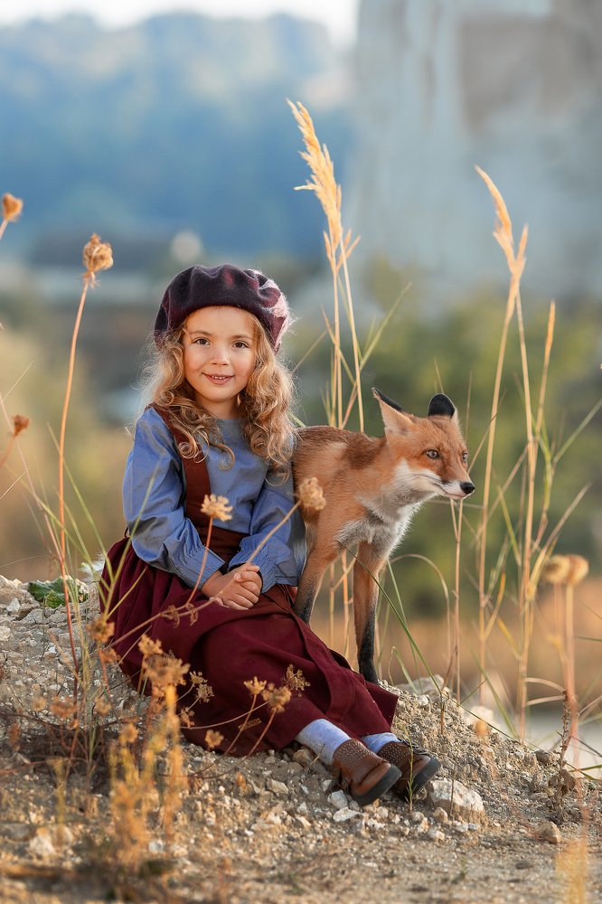 девочка и лис